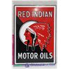 Image 1 : Red Indian Porcelain Sign 17" by 24"