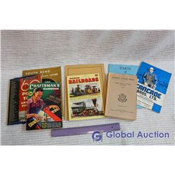 Lot of Vintage Railroad, Craftsman, Farming Related Books & Cataloges