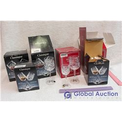 Lot of NIB Crystal Glasses