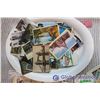 Image 3 : Box of Assorted Vintage Postcards, Photos and Papers