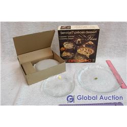 7 Piece Dessert Tray Set