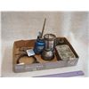 Image 1 : (3) Oil Cans And Misc Tins