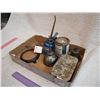 Image 2 : (3) Oil Cans And Misc Tins