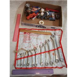 Lot of Misc and Set of Wrenches