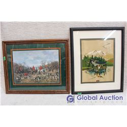 Pair Of Framed Art