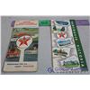 Image 3 : Reproduction Tin Texaco Sign & 2 Texaco Road Maps