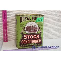 Lot of 2 Tins (De Laval Cream Separator Oil & Royal Purple Stock Conditioner)