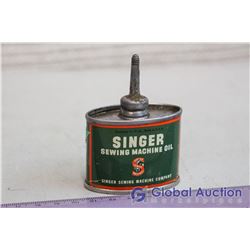 Vintage 1.5oz Singer Sewing Machine Tin