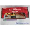 Image 3 : Case 970 Die Cast Toy Tractor with Plow 1:16 Scale