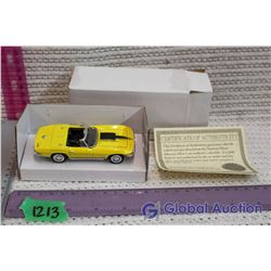 Model 1967 Chevrolet Corvette Yellow 1:43 Scale