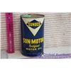 Image 1 : Sunoco Sun-Motor Motor Oil Tin (Unopened & Full)