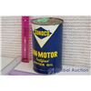 Image 2 : Sunoco Sun-Motor Motor Oil Tin (Unopened & Full)