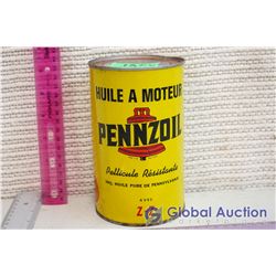 Pennzoil Motor Oil Tin (No top)