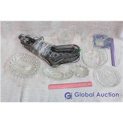 Lot Of Vintage Glassware And Stocking Stretchers