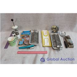 Lot Of Vintage Kitchen Related And Misc.