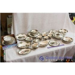 Lot Of Johnson Bros Dishware, The Friendly Village