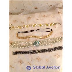 Pearl Choker Necklaces (4)