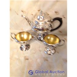 "Essay" Canada Silver Tea Set, #2565 1920's