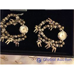 Pair XMas Charm Watches, Working (Sold Two Times the Money)