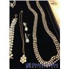 Image 3 : Rhinestone Lot (Necklaces, Bracelet, Earrings And Evening Bag
