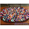 Image 1 : Hand Made Oval Rag Rug (32"x20")