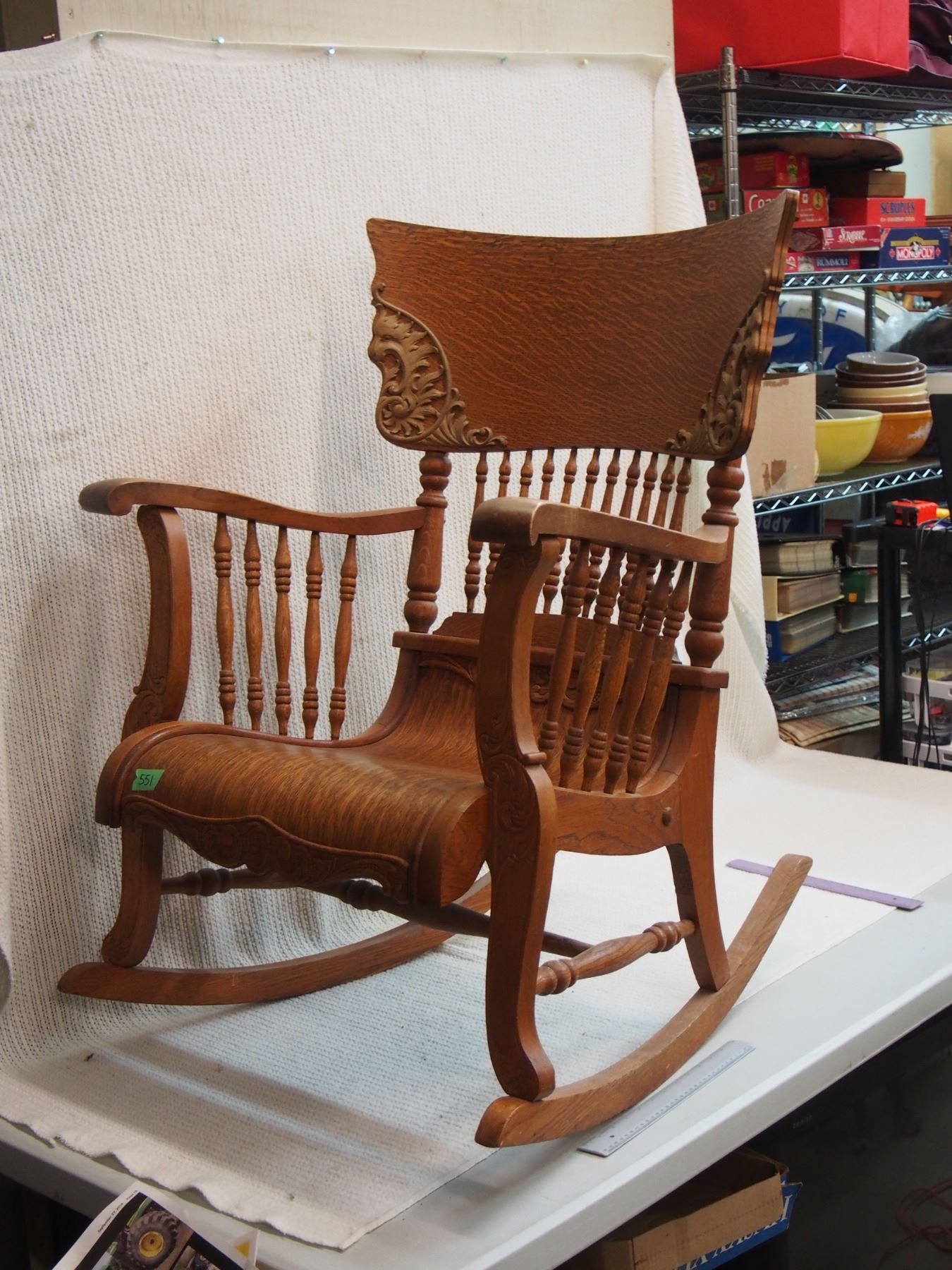 Antique Wooden Rocking Chair