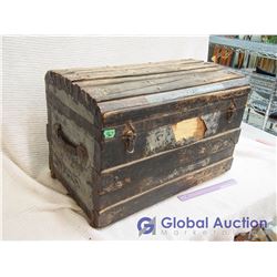 Antique Wooden Trunk
