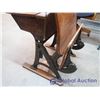 Image 3 : Antique School Desk, Cast Base