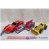 Image 1 : Battery Operated Toy Car, Metal Tonka Loader and (2) Model Cars