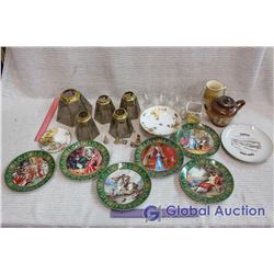 Lot of Dishware and Napoleon Collector Plates