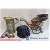 Image 1 : Lot of Misc, Hat, Toy Carriage Pitcher Ect.