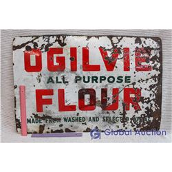Ogilvie Flour Porcelain Sign.25"x36"