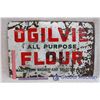 Image 1 : Ogilvie Flour Porcelain Sign.25"x36"