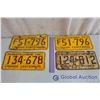 Image 1 : Lot Of Saskatchewan 50's and 60's License Plates (4)