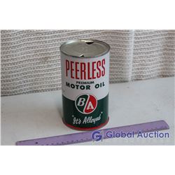B/A Peerless Motor Oil Tin