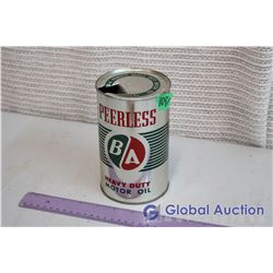 B/A Peerless Heavy Duty Motor Oil Tin