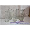 Image 2 : 6 Glass Milk Bottles (Marked 1 litre)