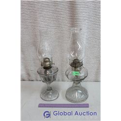 2 Coal Oil Lamps