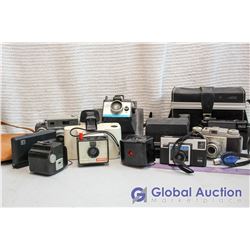 Huge Lot Of Vintage Cameras