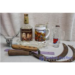 Pair Of Vintage Scycles, Steing And Eagle Hood Ornament