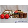 Image 1 : Large Lot Of Salt And Pepper Shakers