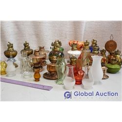 Lot of Miniature Oil Lamps