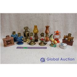 Lot of Miniature Oil Lamps