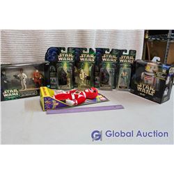 Lot Of NIB Star Wars Toys, Original Series W/ Power Rangers Doll (7 Pieces)