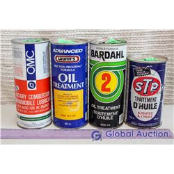 Lot Of 20oz Tins (Castrol OMC, Wynn's Bardahl 2 , STP)