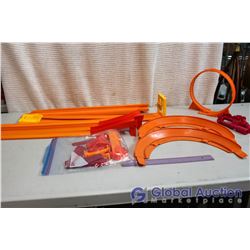 Hot Wheels Gravity Track W/ Clamps, Ramps, And Loop