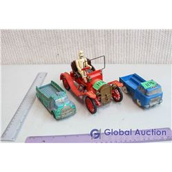 (3) 1960s Plastic and Rubber Toys