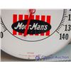 Image 2 : 12" Round Mor-Man's Advertising Thermometer