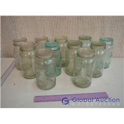 Lot of Glass Jars