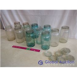 Lot of Glass Jars